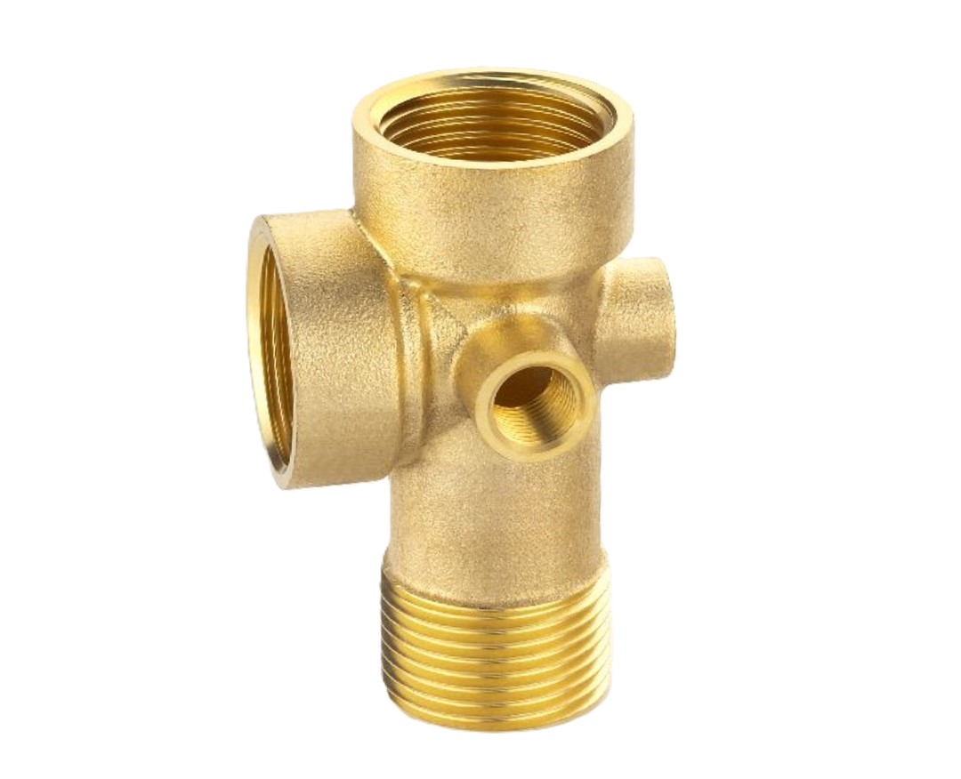 Brass Forged Five Way Connector